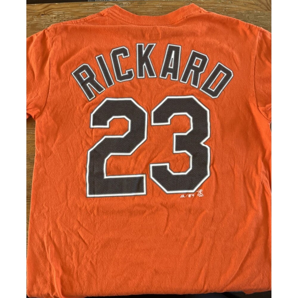 Baltimore Orioles Joey Rickard T-Shirt Jersey Shirsey Majestic 23 Size S Small